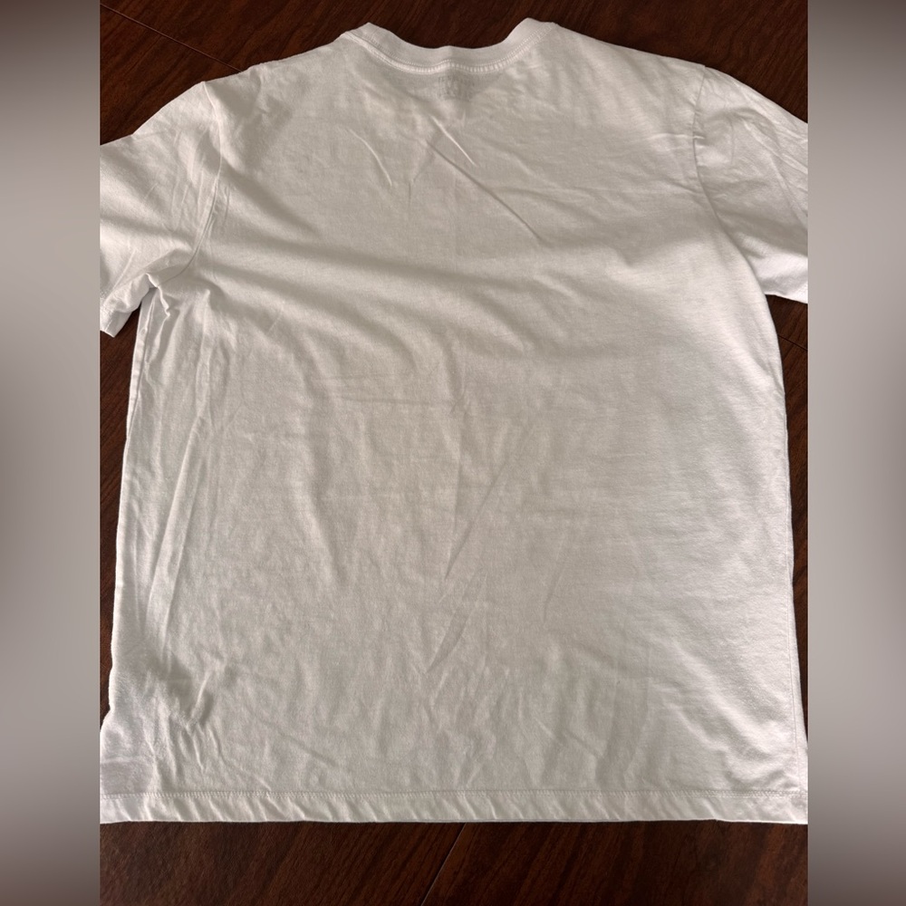 Forever 21 White 'Heavenly Pursuits' Cotton Graphic Tee - Size M - Picture 2 of 7